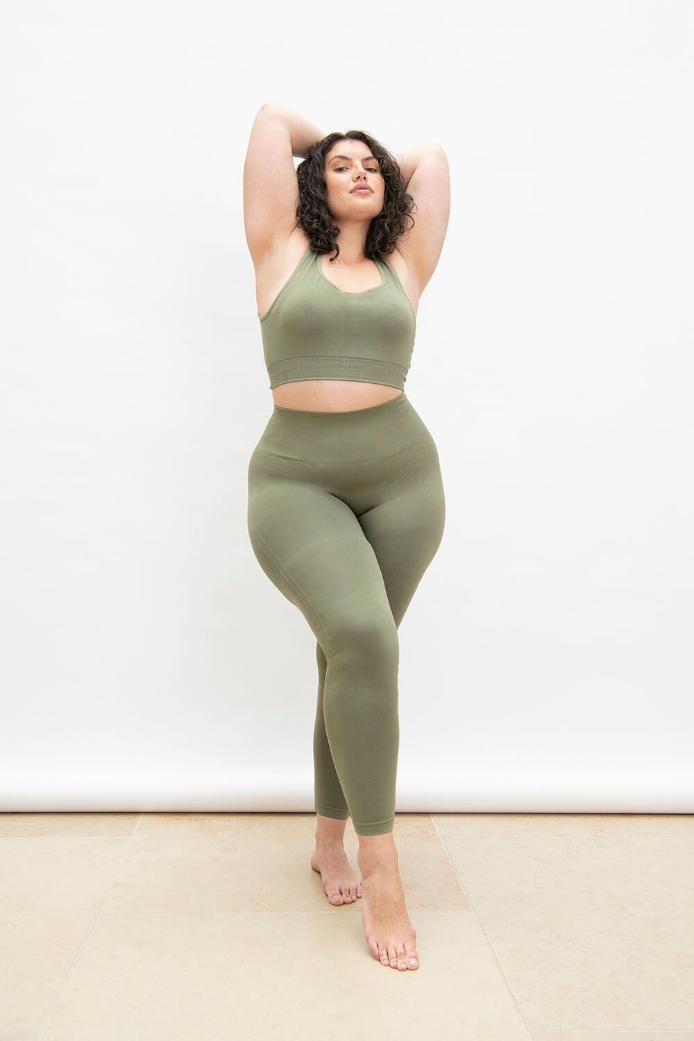 Ultimate High Waisted Seamless Leggings - Sage Green