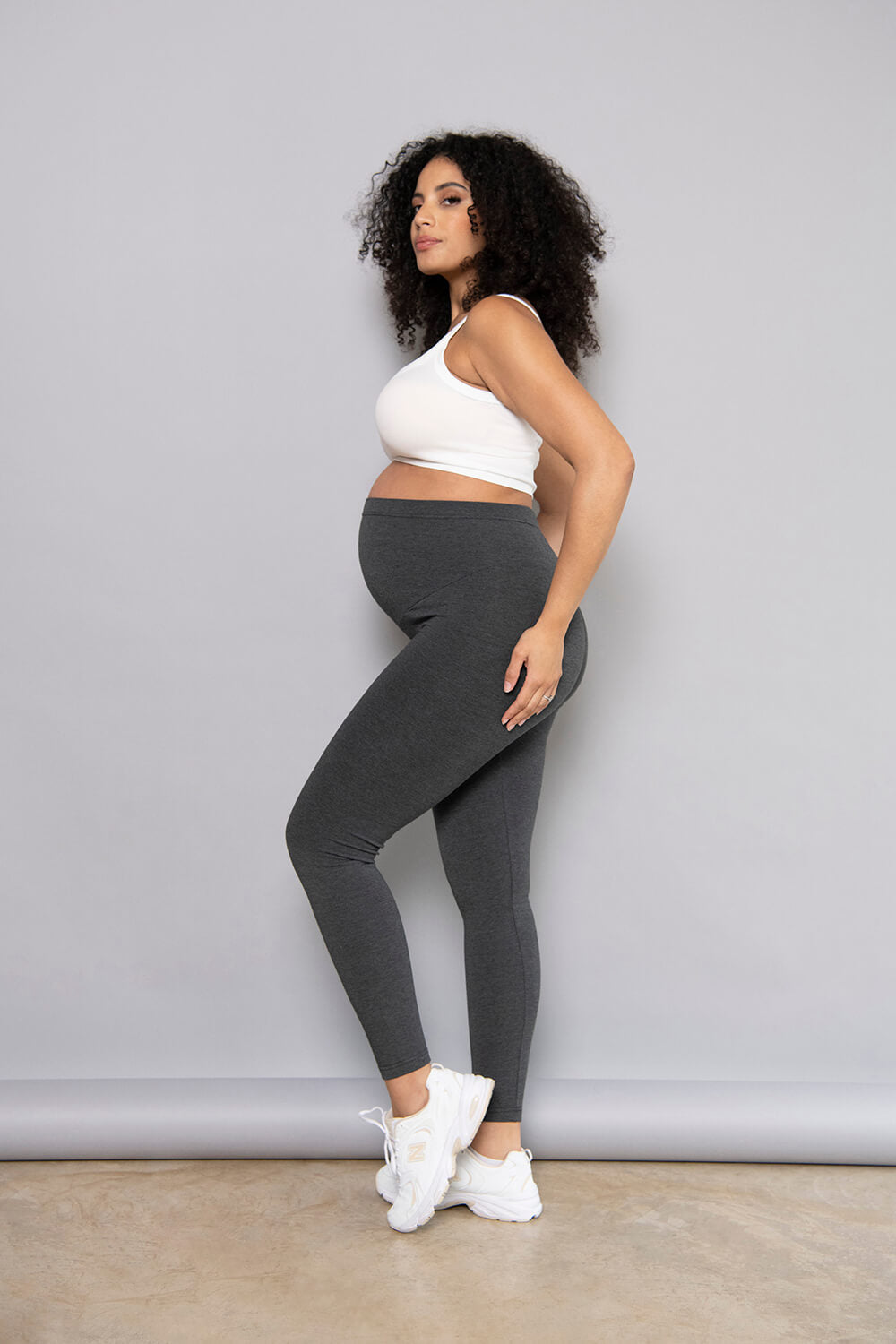 Maternity Everyday Leggings - Dark Grey