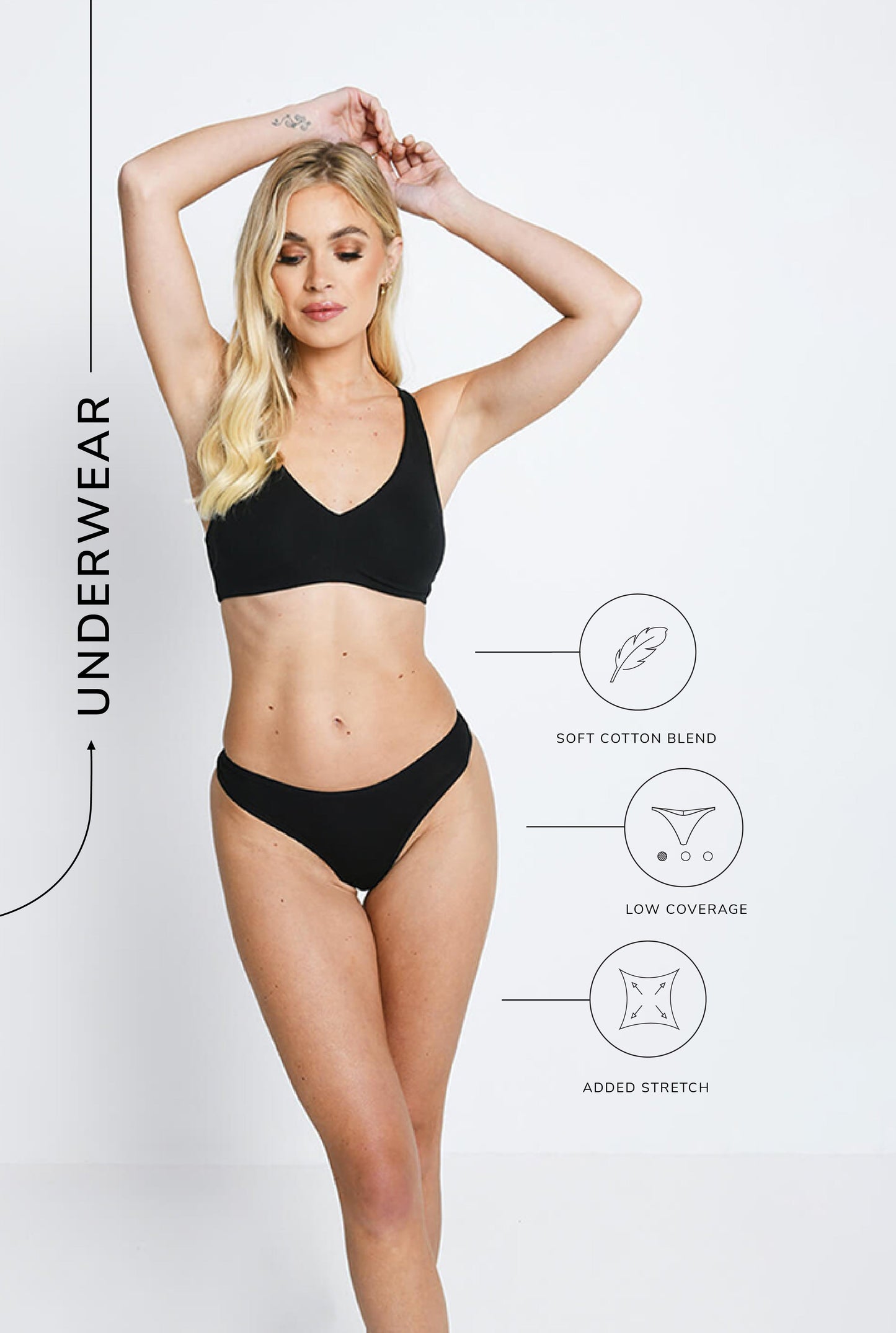 Cotton Thongs 3 Pack