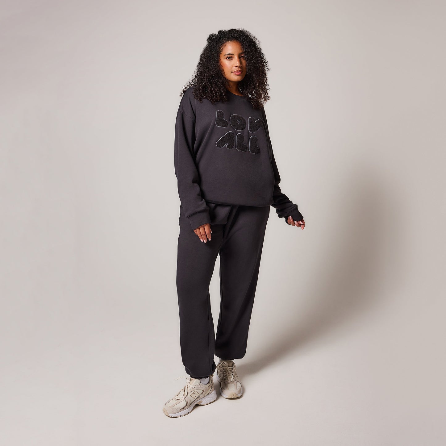 Organic Oversized Sweatshirt Style 1 - Shadow