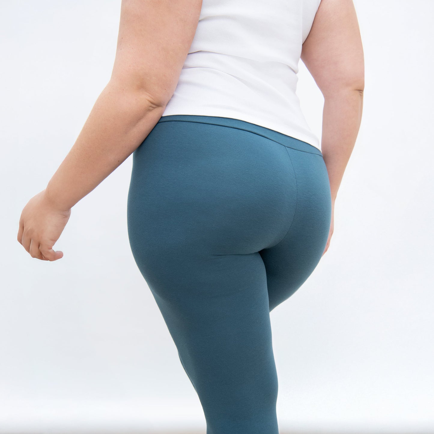 Curve Everyday High Waisted Leggings - Petrol Blue