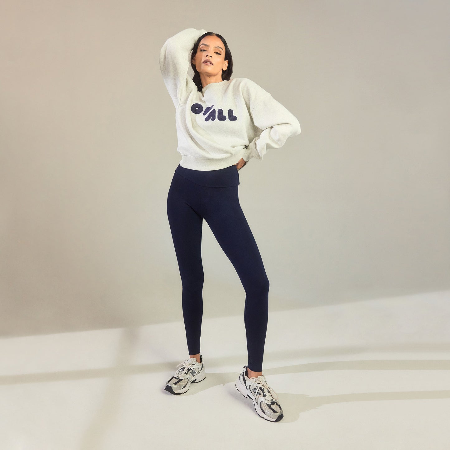 Curve Everyday High Waisted Leggings - Navy Blue