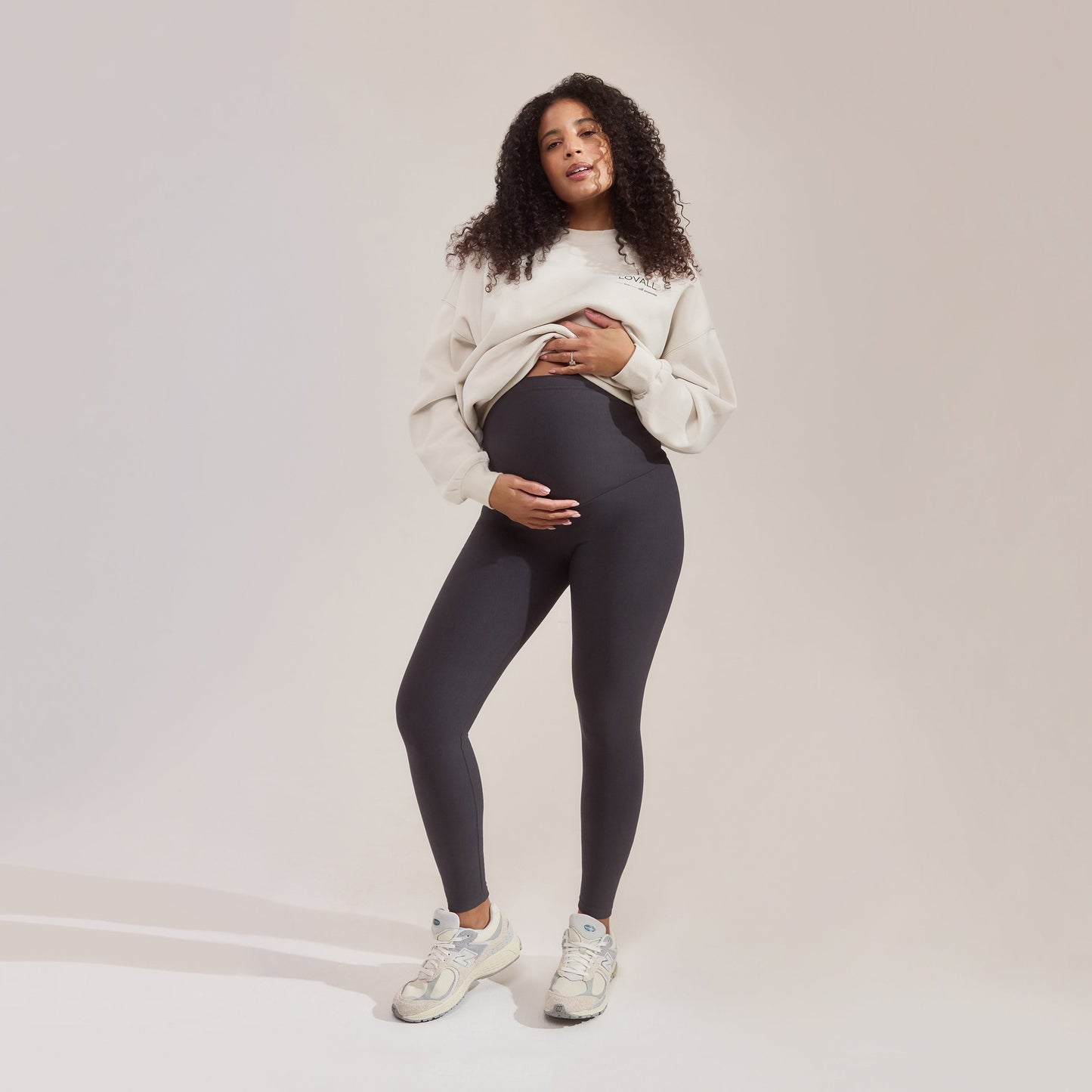 Maternity Winter Everyday Leggings - Dark Grey