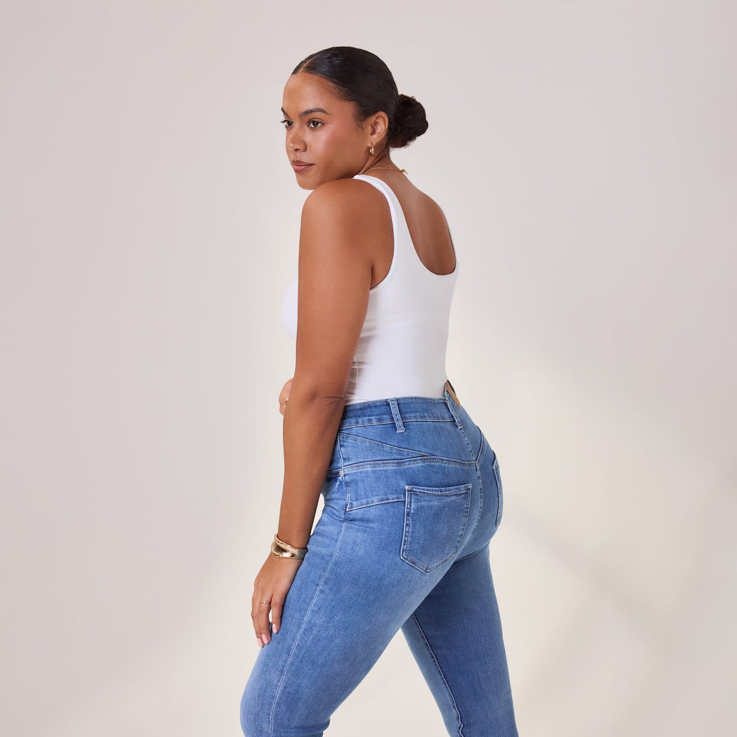 Curve Lift & Shape Jeans - Mid Blue