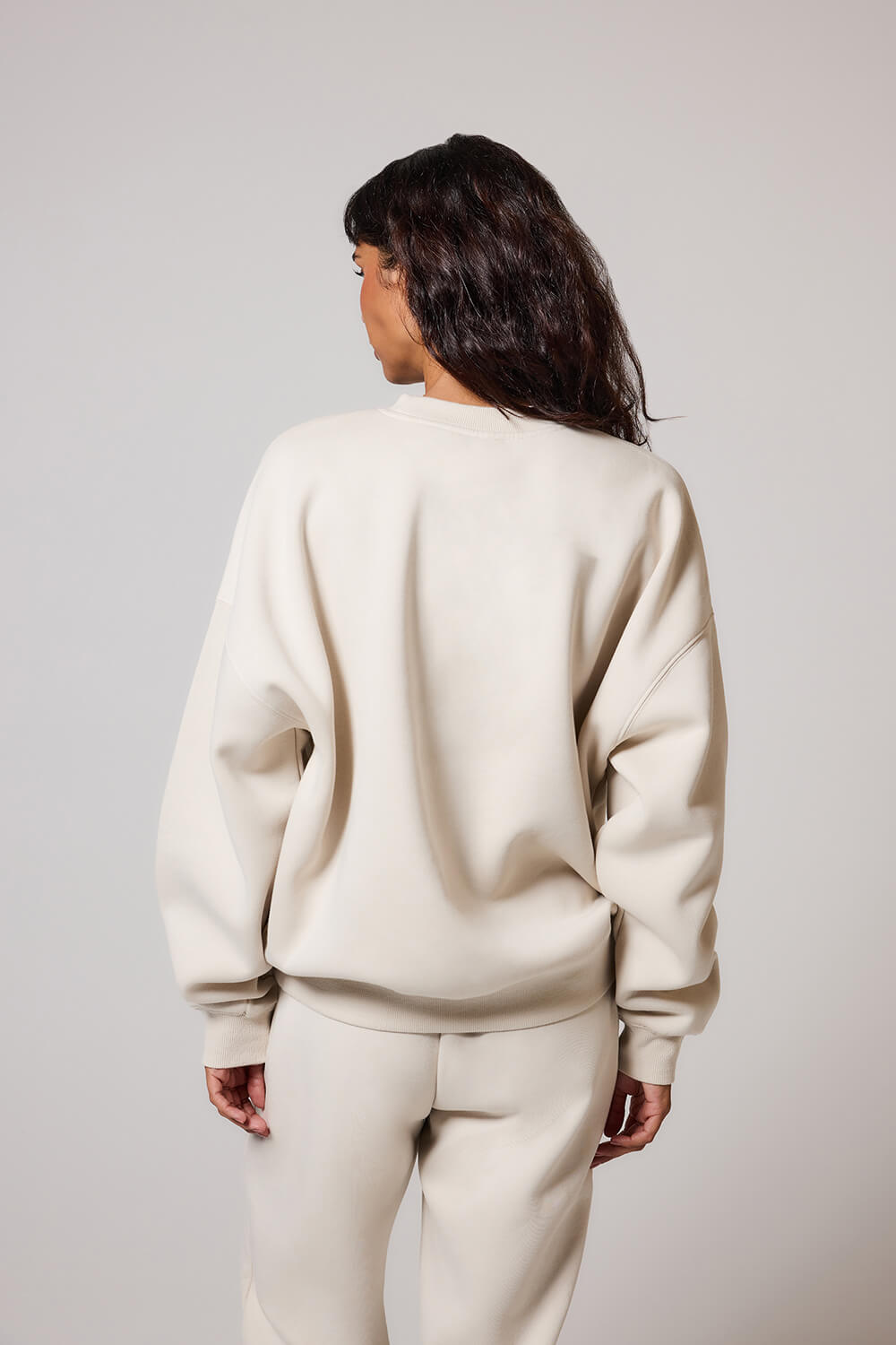 Organic Oversized Sweatshirt Style 3 - Ecru