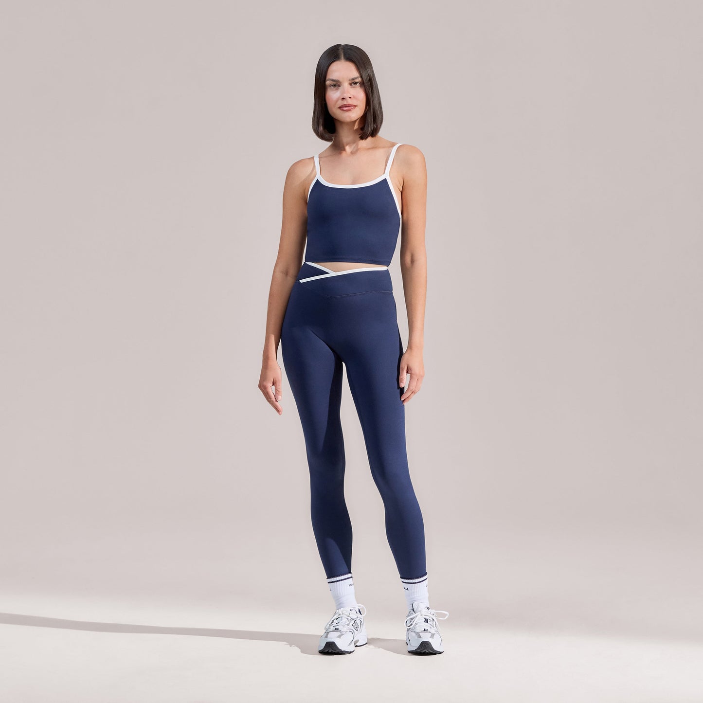 Ultimate Everyday Wrap Waist Leggings - Navy
