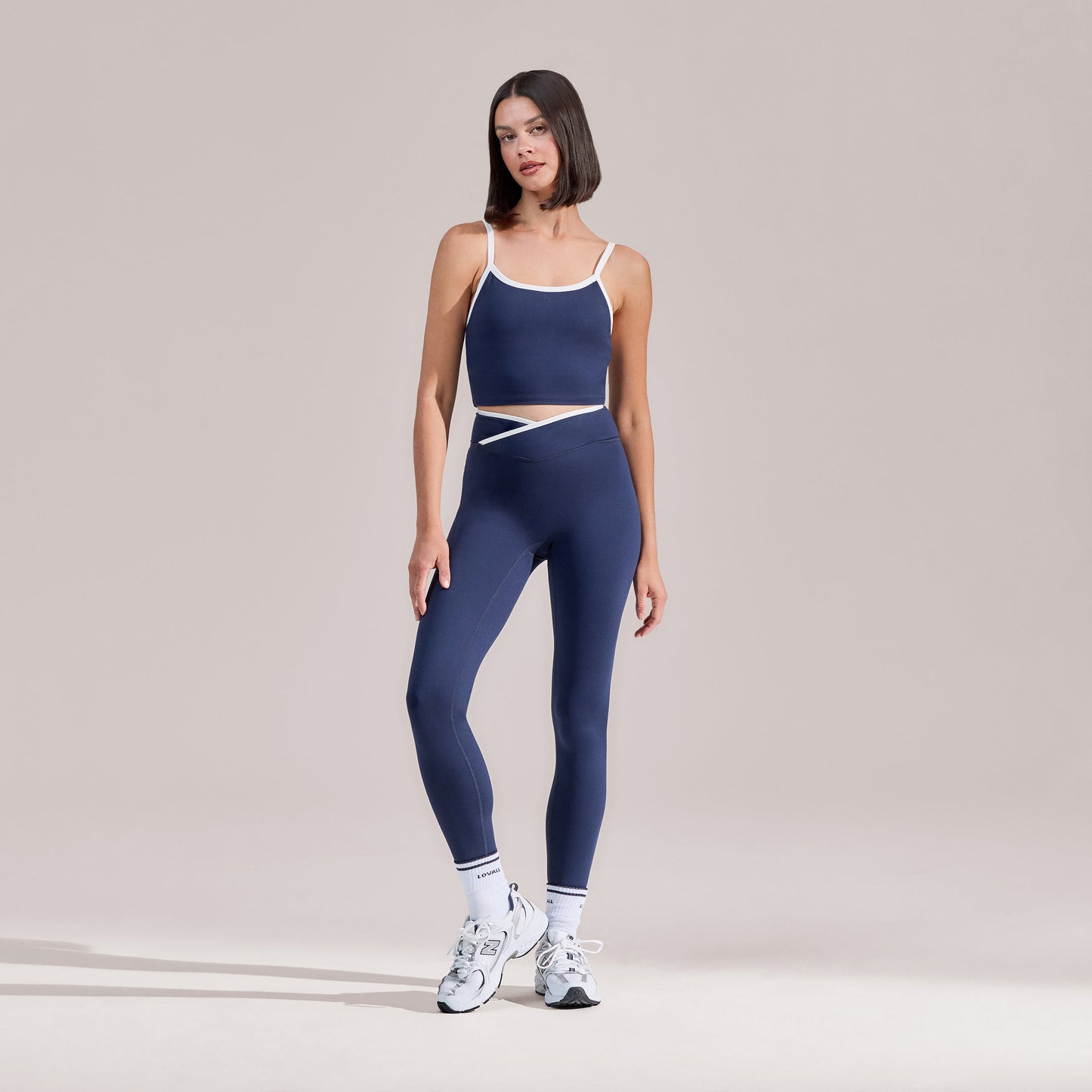 Ultimate Everyday Wrap Waist Leggings - Navy
