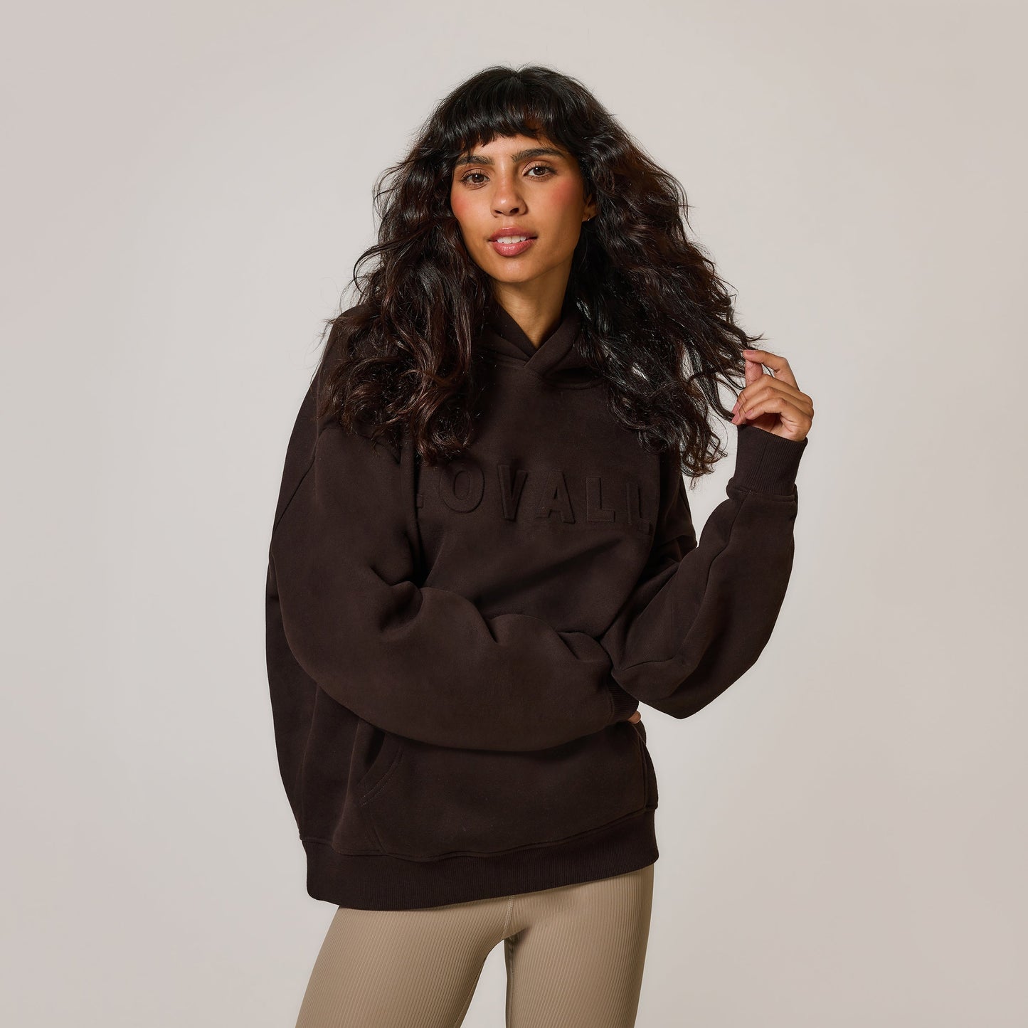 Heavyweight Oversized Hoodie - Espresso Brown