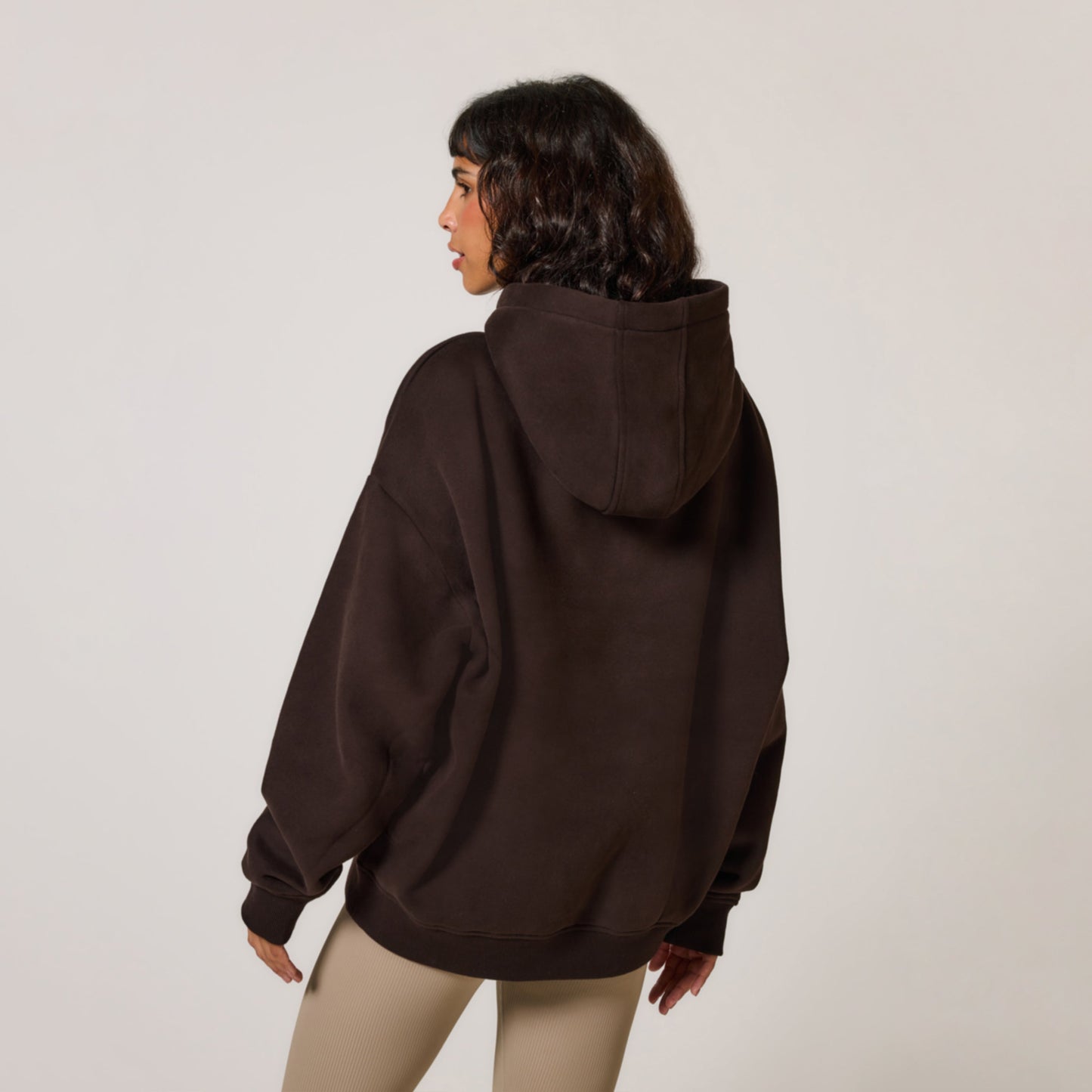 Heavyweight Oversized Hoodie - Espresso Brown