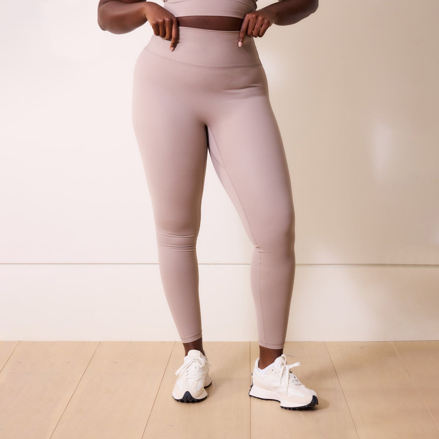 Curve 24/7 Revitalise High Waisted Leggings - Clay