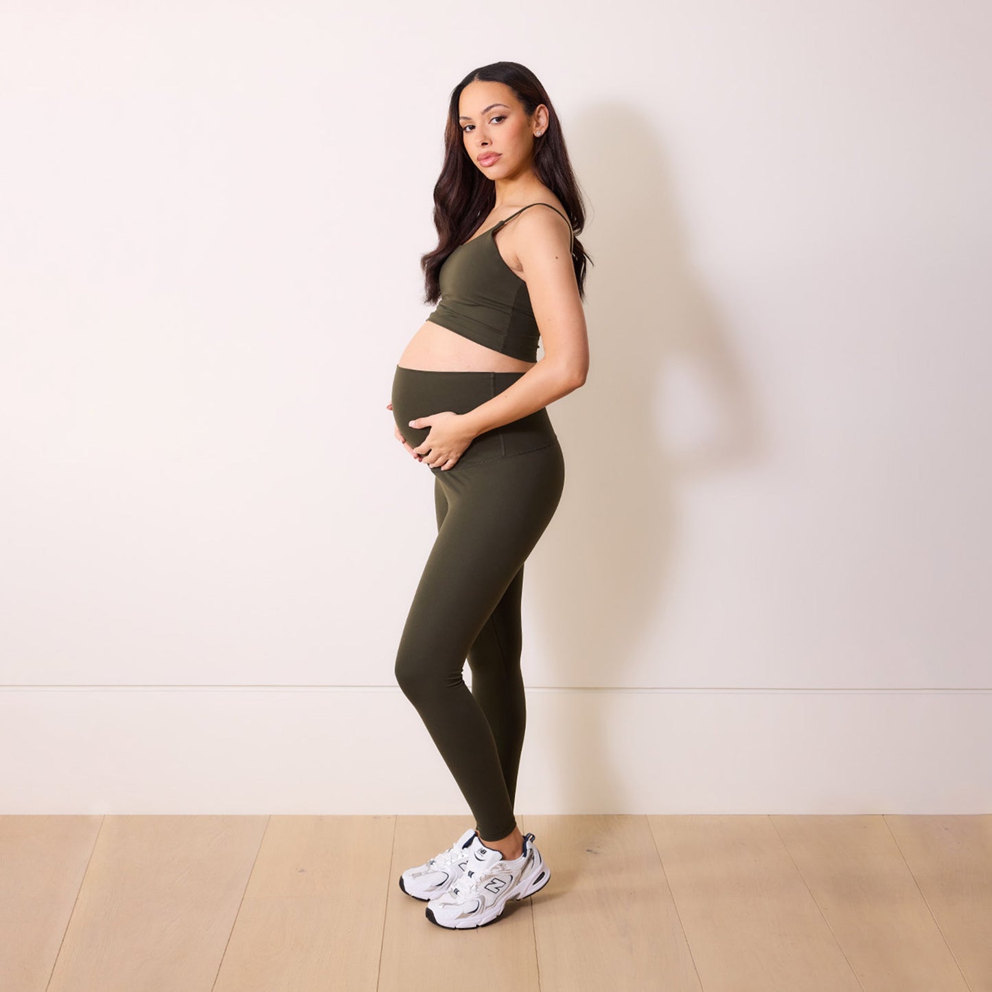 Maternity 24/7 Revitalise 7/8 Leggings - Deep Olive