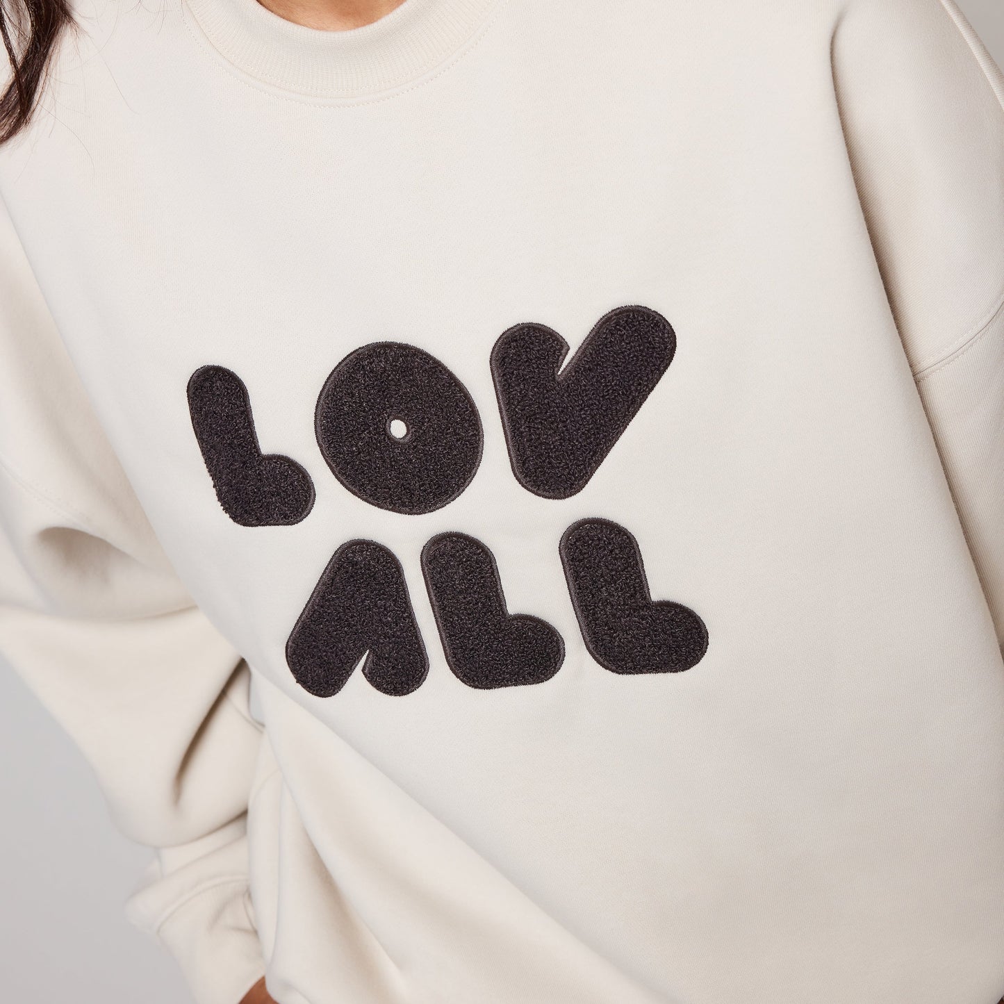 Curve Organic Oversized Sweatshirt Style 1 - Ecru