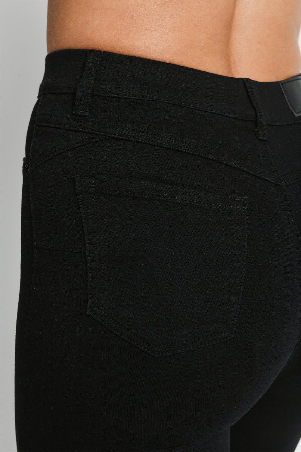 Cropped Jeggings - Black