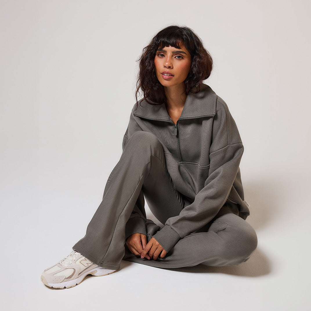 Winter Flare Leggings - Slate Green