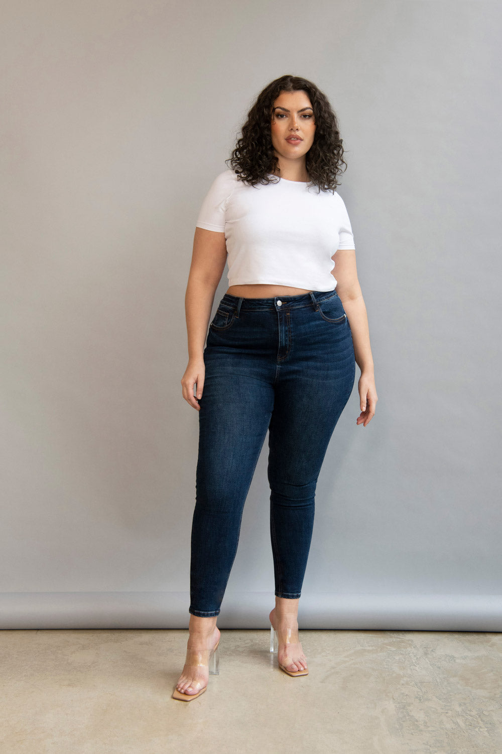 Lift & Shape Jeans - Dark Blue