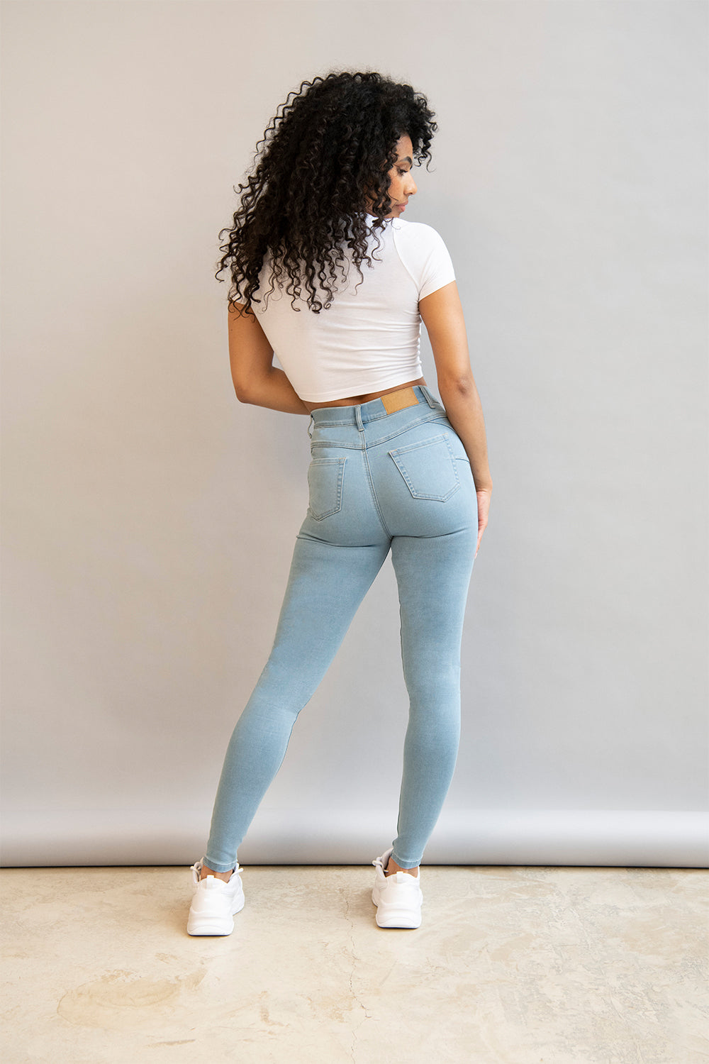 Ultimate Ankle Grazer Jeggings - Light Blue