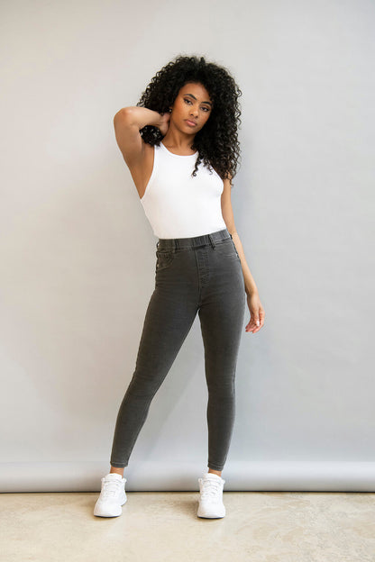 Ultimate Ankle Grazer Jeggings - Grey