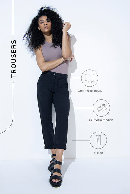 Everyday Chino Trousers - Black