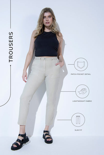 Everyday Chino Trousers - Beige