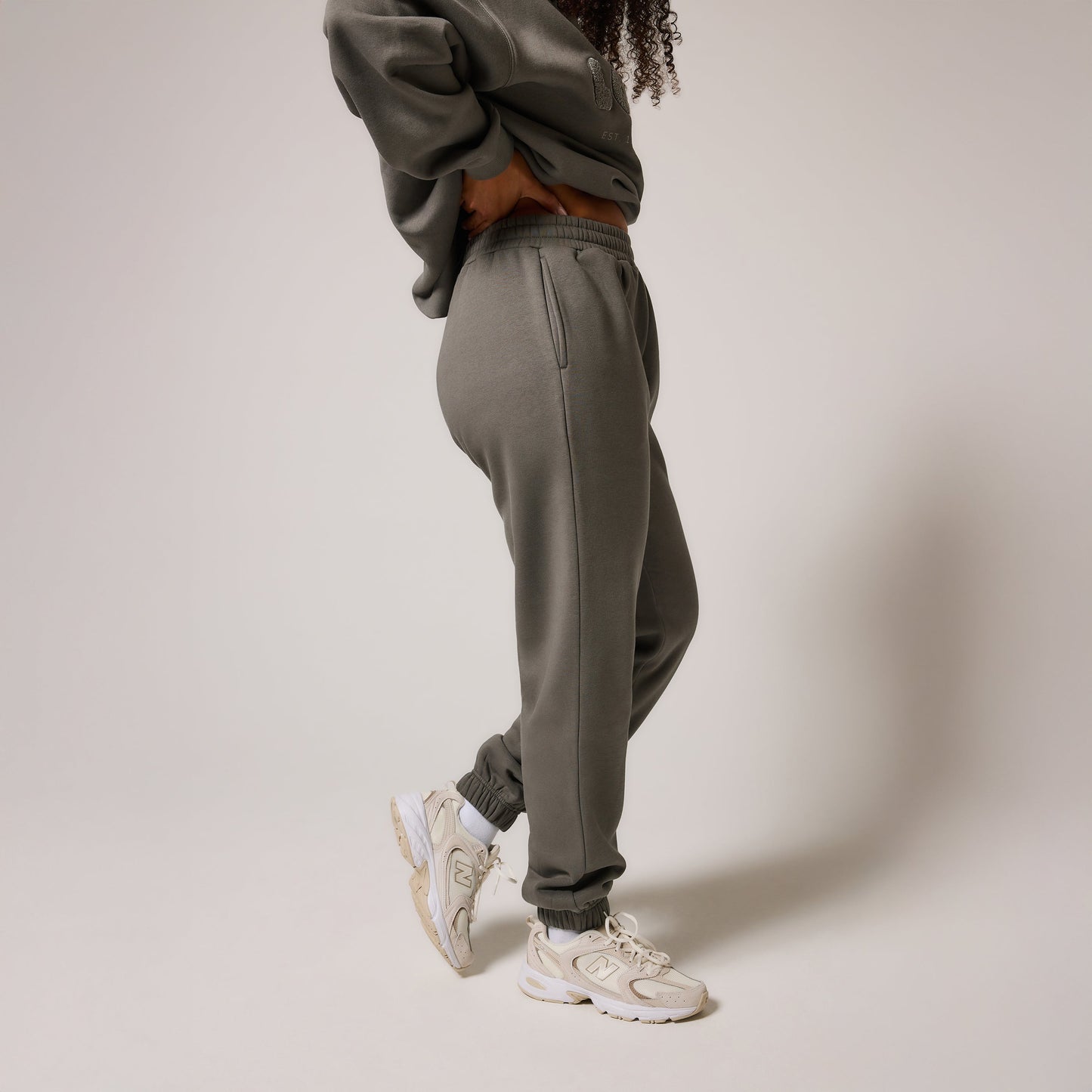 Curve Organic Cuffed Jogger - Slate Green