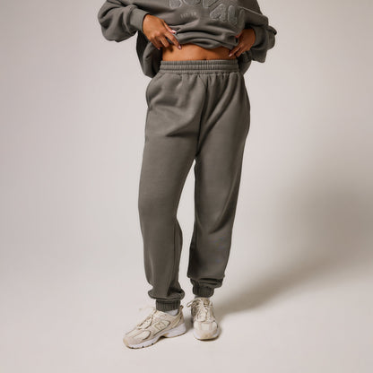 Organic Cuffed Jogger - Slate Green