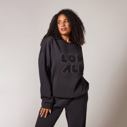 Curve Organic Oversized Sweatshirt Style 1 - Shadow