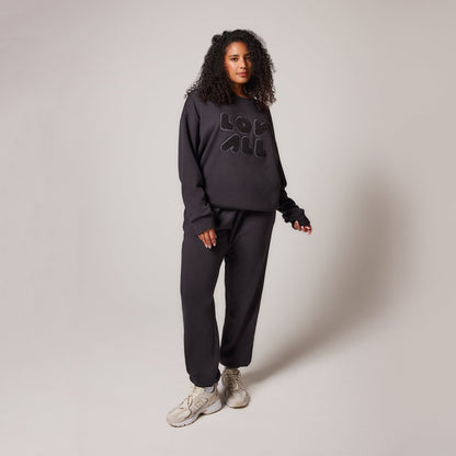 Curve Organic Oversized Sweatshirt Style 1 - Shadow