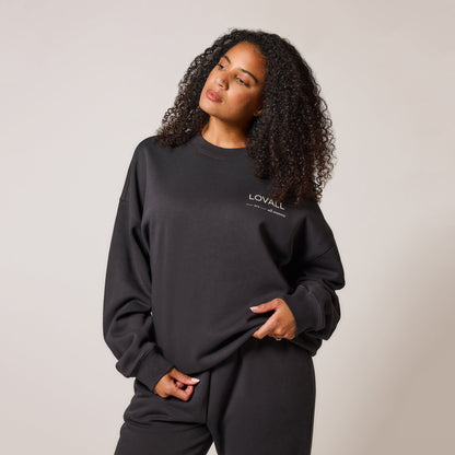 Curve Organic Oversized Sweatshirt Style 3 - Shadow