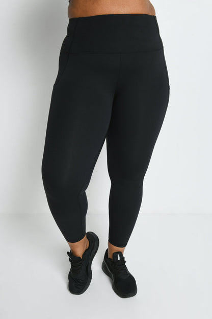 Curve Energise 7/8 Sports Leggings - Midnight Black