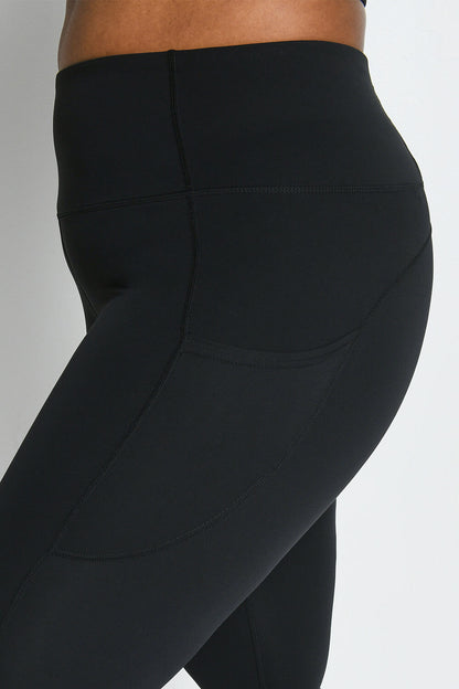 Curve Energise 7/8 Sports Leggings - Midnight Black