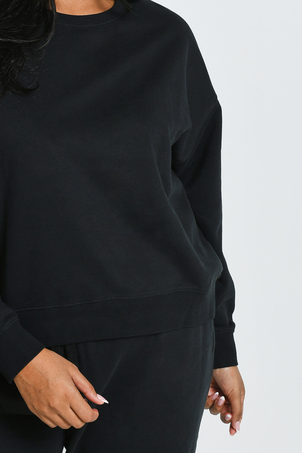 Curve Everyday Comfy Sweatshirt - Black