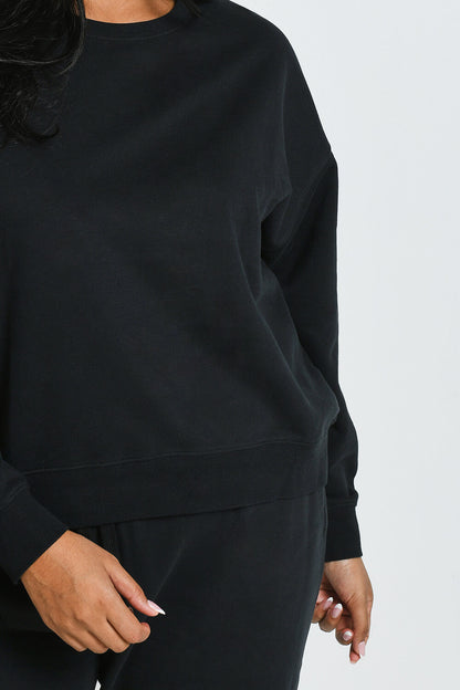 Curve Everyday Comfy Sweatshirt - Black