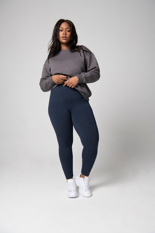 Curve Everyday High Waisted Leggings - Infinity Blue Marl