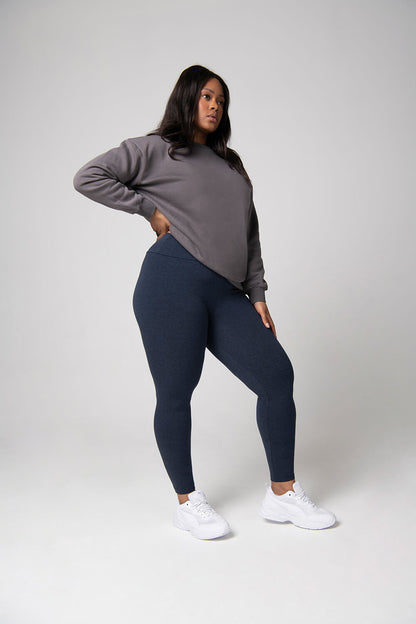 Curve Everyday High Waisted Leggings - Infinity Blue Marl