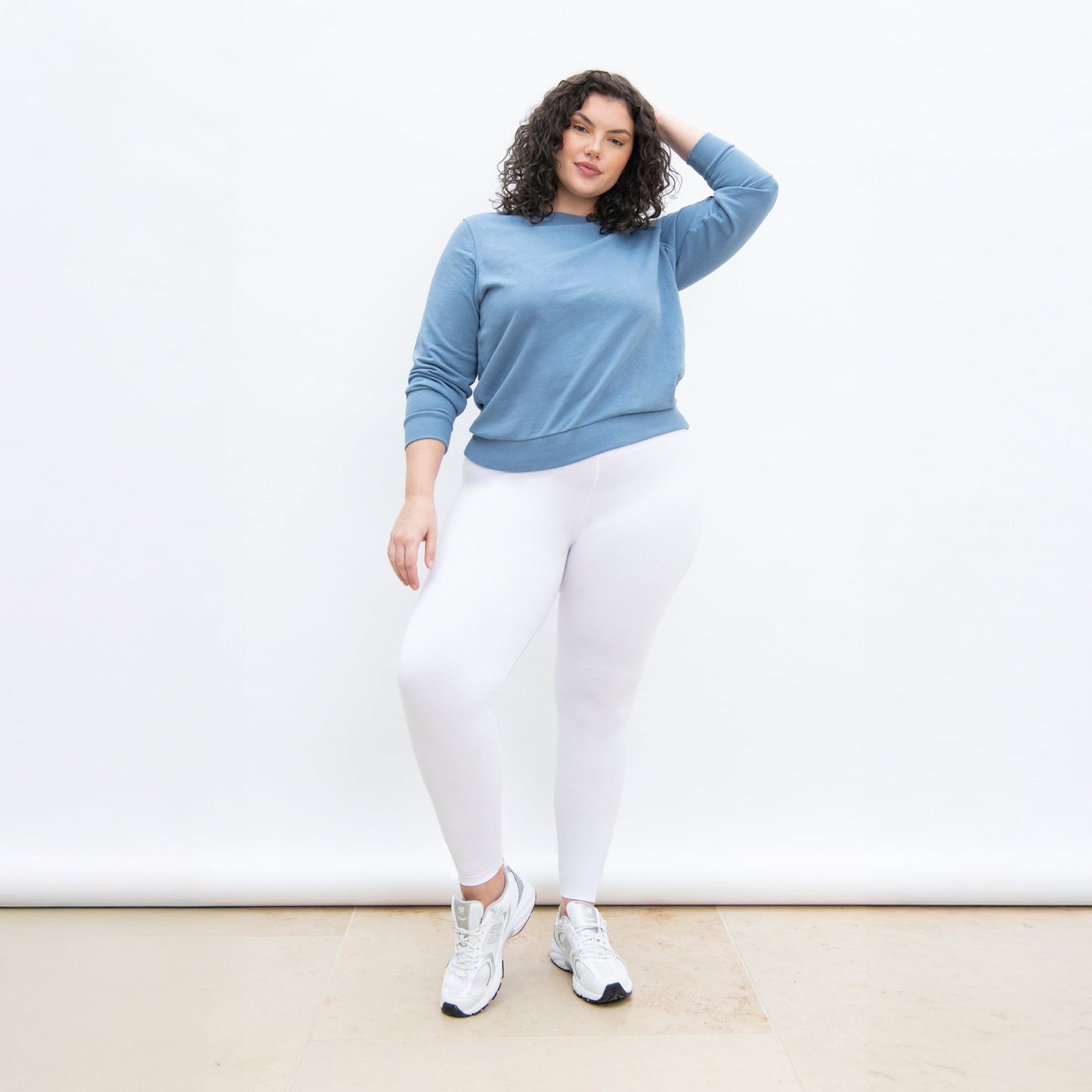 Curve Everyday High Waisted Leggings - White