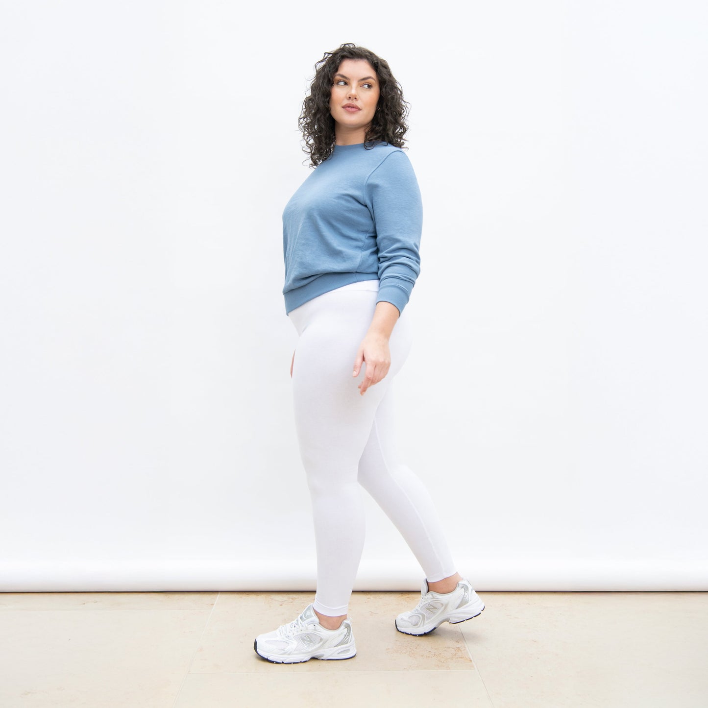 Curve Everyday High Waisted Leggings - White