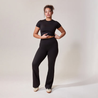 Ultimate Everyday Flare Leggings - Black