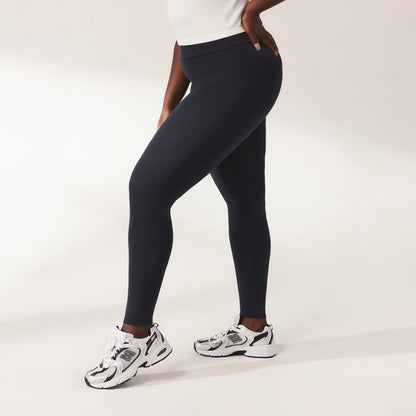 Curve Lightweight Everyday High Waisted Leggings - Vintage Navy