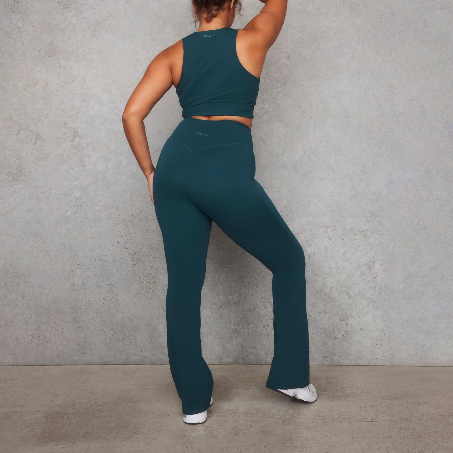 Curve Empower Flare Leggings - Deep Forest