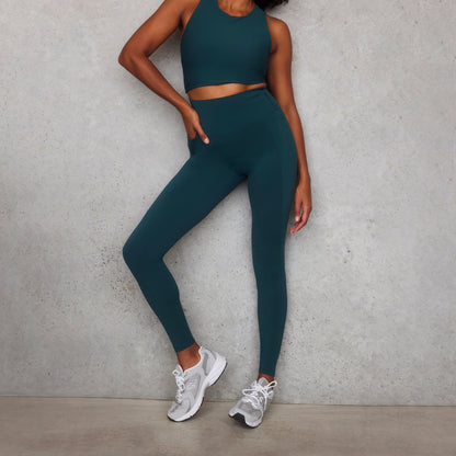 Empower Leggings - Deep Forest