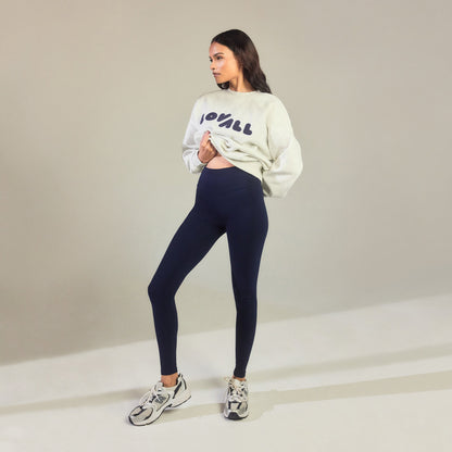 Curve Everyday High Waisted Leggings - Navy Blue