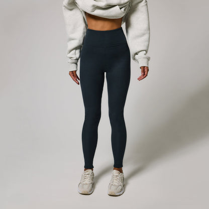 Extreme Fleece Lined Leggings - Vintage Navy