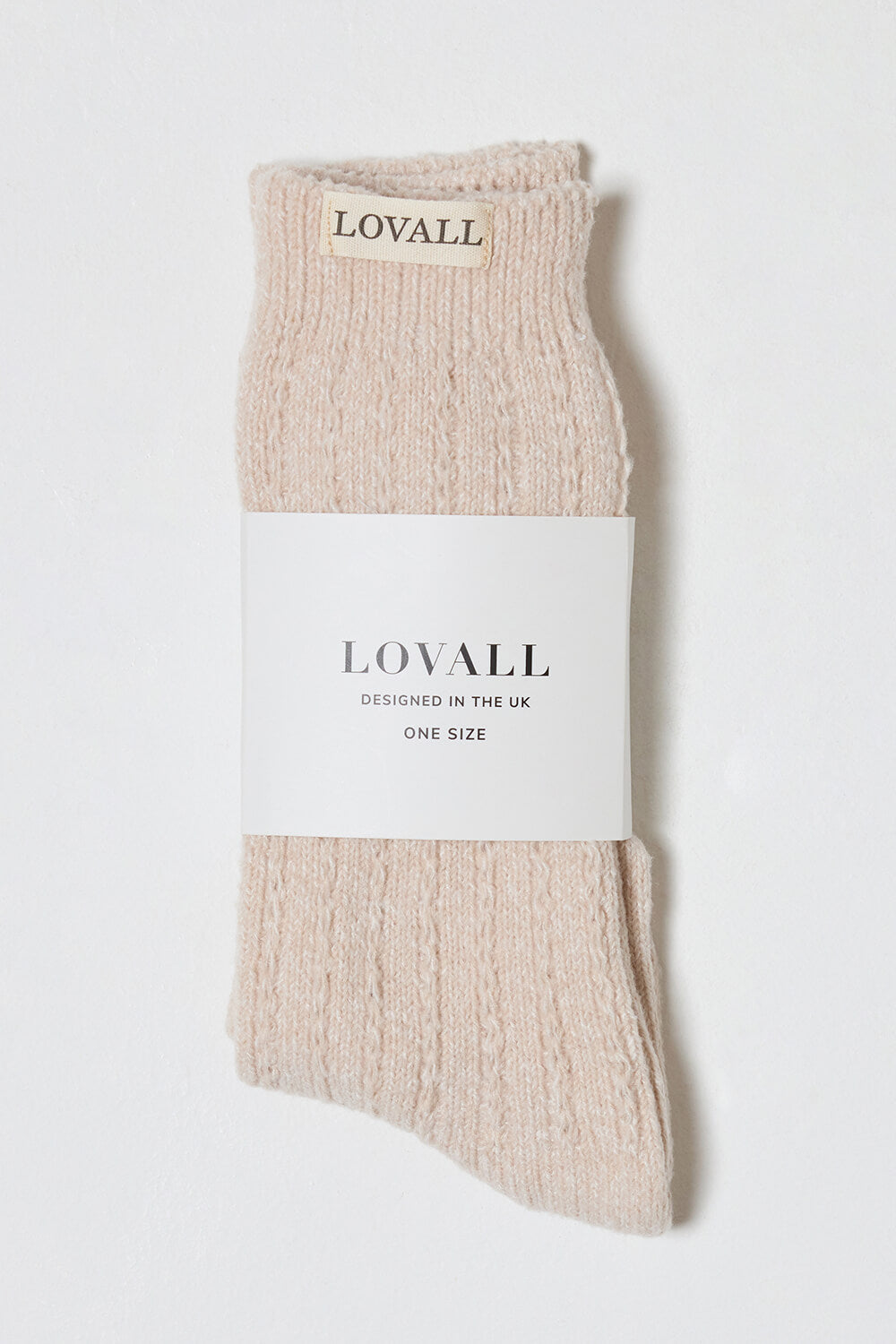 Knitted Socks - Beige