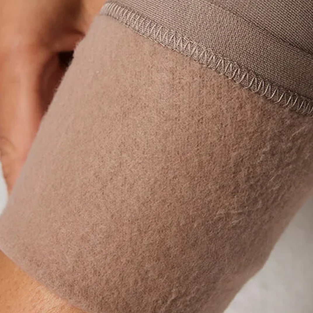 Winter Everyday High Waisted Leggings - Stone