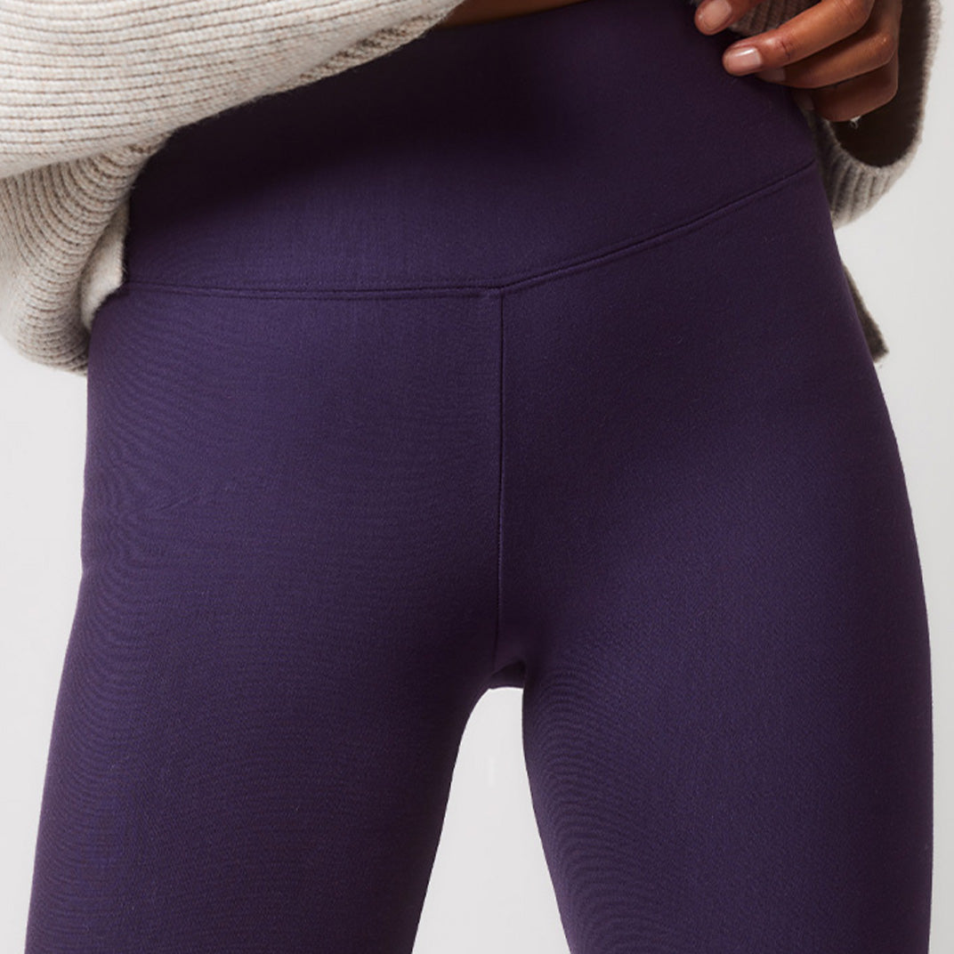 Curve Winter Everyday High Waisted Leggings - Midnight Plum