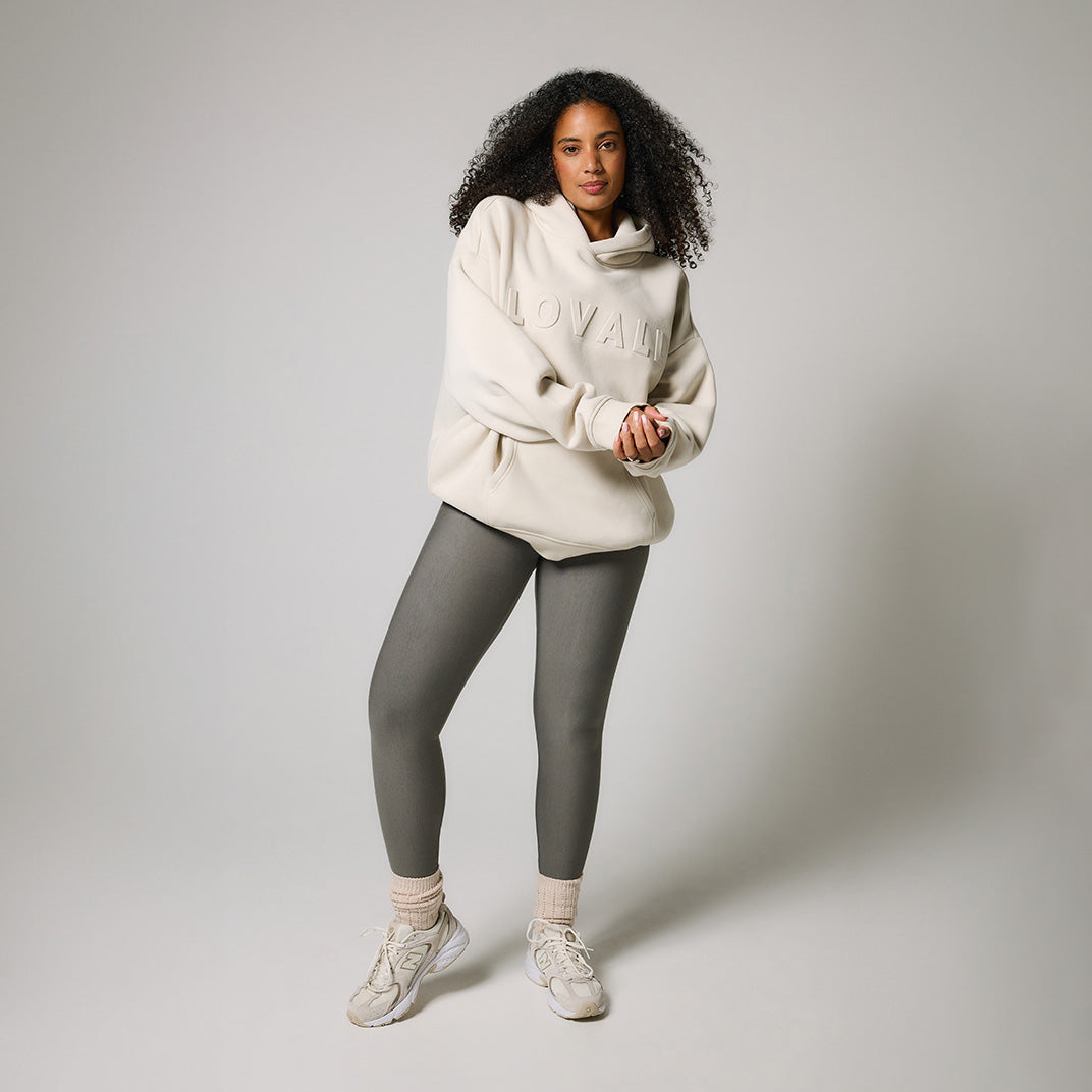 Curve Winter Everyday High Waisted Leggings - Slate Green