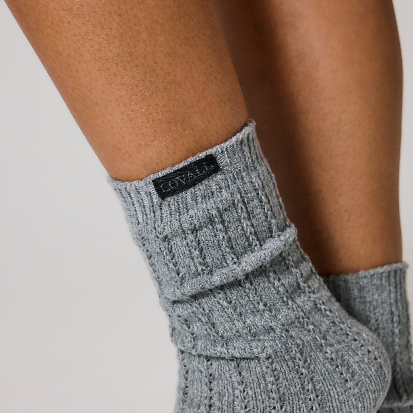 Knitted Socks - Dark Grey