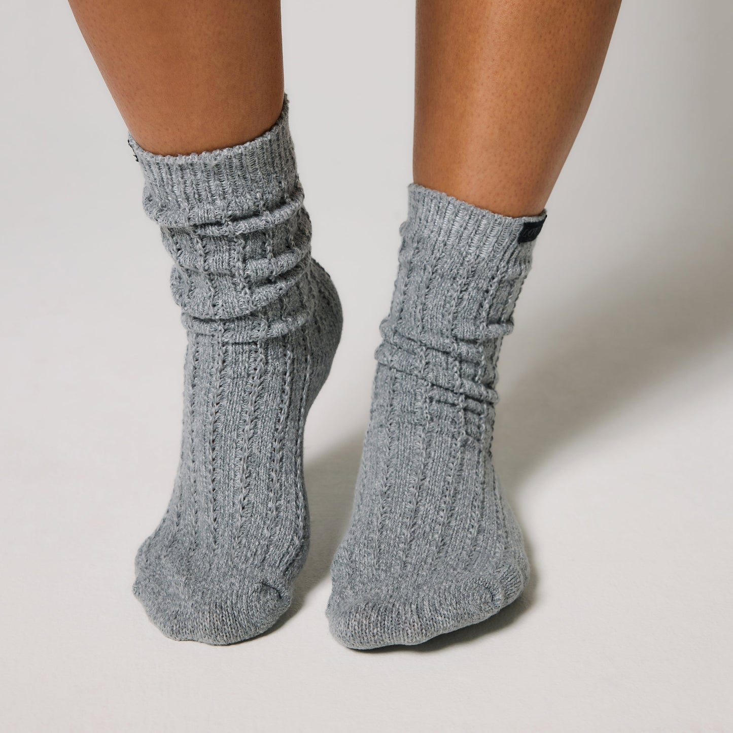 Knitted Socks - Dark Grey