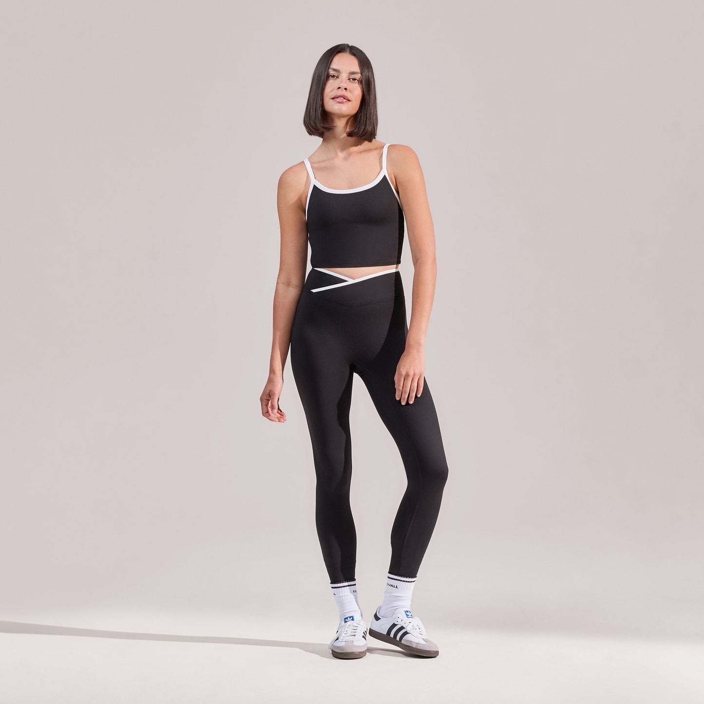 Ultimate Everyday Wrap Waist Leggings - Black