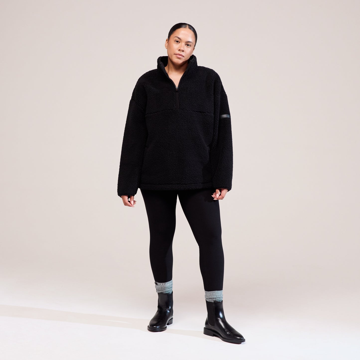 Curve Winter Everyday High Waisted Leggings - Black